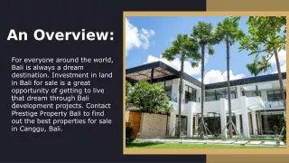 Buy Luxury Villas in Canggu, Bali for Sale