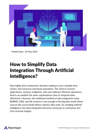 How to Simplify Data Integration Through Artificial Intelligence