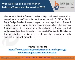 web application firewall market industry trends