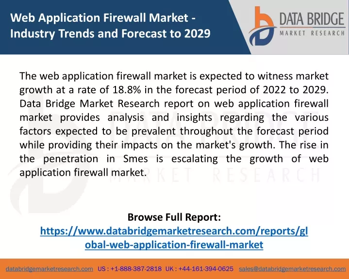web application firewall market industry trends