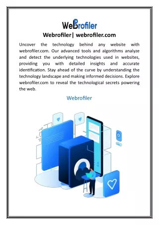 Webrofiler| webrofiler.com