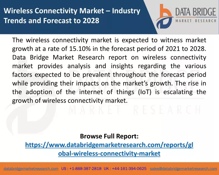 wireless connectivity market industry trends
