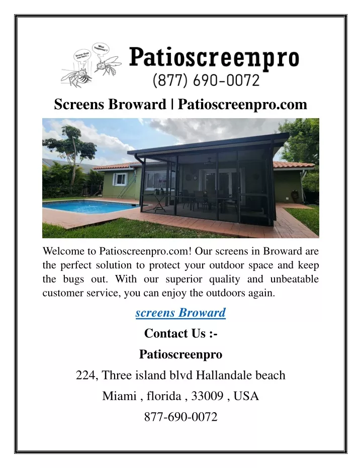 screens broward patioscreenpro com