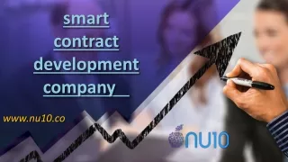 Transforming Blockchain Solutions with NU10 - Leading Smart Contract Development