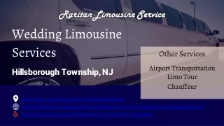 Wedding Limousine Services Hillsborough Township, NJ