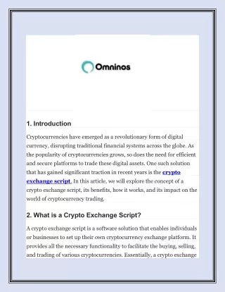 From Novice to Crypto Mogul: How a Crypto Exchange Script Can Transform Your Tra