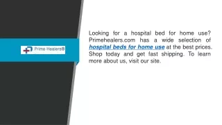 Hospital Beds For Home Use Primehealers.com