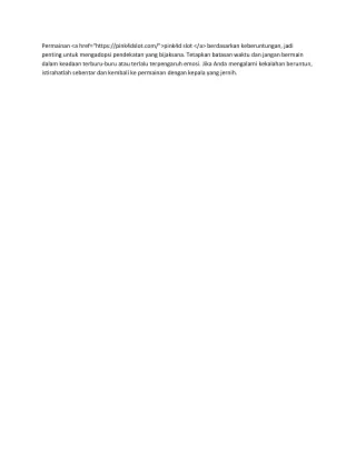 permainan a href https pink4dslot com pink4d slot