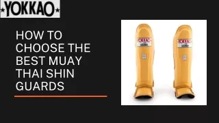 how to choose the best muay thai shin guards