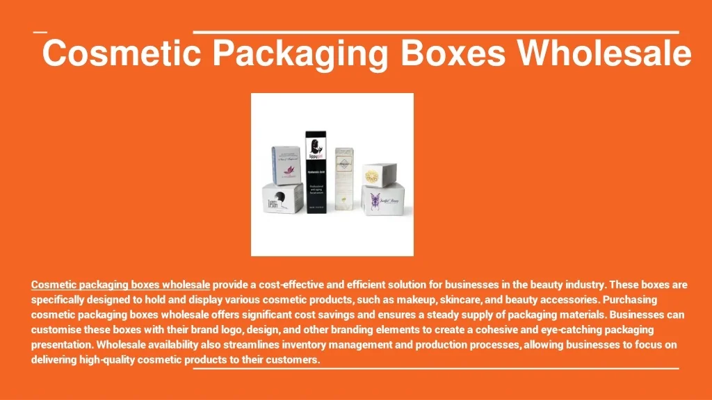 PPT - Cosmetic Packaging Boxes Wholesale PowerPoint Presentation, free ...