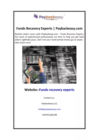 funds recovery experts paybackeasy com