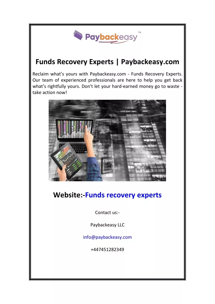 funds recovery experts paybackeasy com