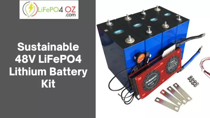 sustainable 48v lifepo4 lithium battery kit