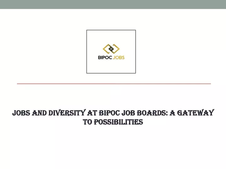 jobs and diversity at bipoc job boards a gateway to possibilities