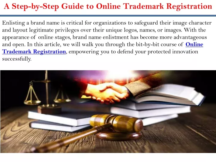 a step by step guide to online trademark