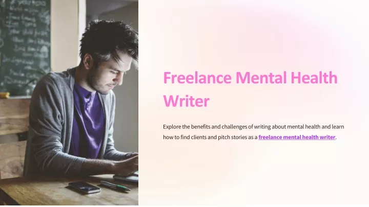 freelance mental health writer