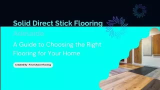 Solid Direct Stick Flooring Adelaide