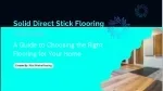 Solid Direct Stick Flooring Adelaide - slide 1
