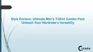 Style Enclave  Ultimate Mens T Shirt Combo Pack Unleash Your Wardrobe  Versatility
