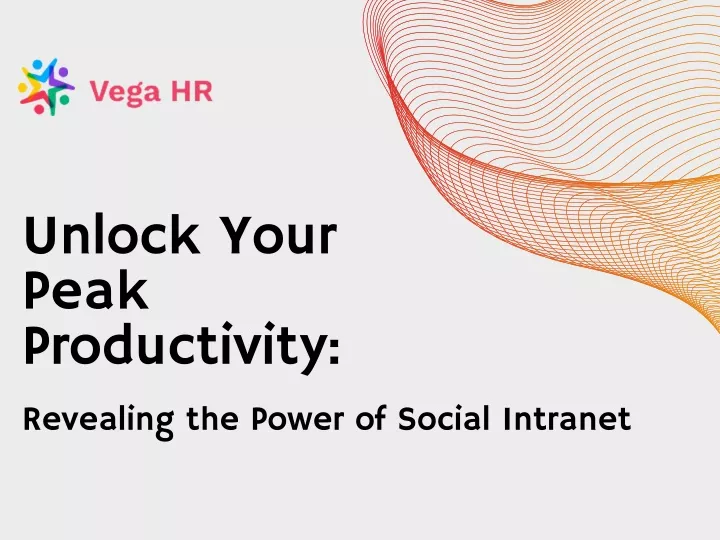unlock your peak productivity revealing the power