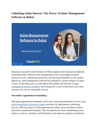 unlocking salon success the power of salon