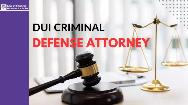 dui criminal defense attorney