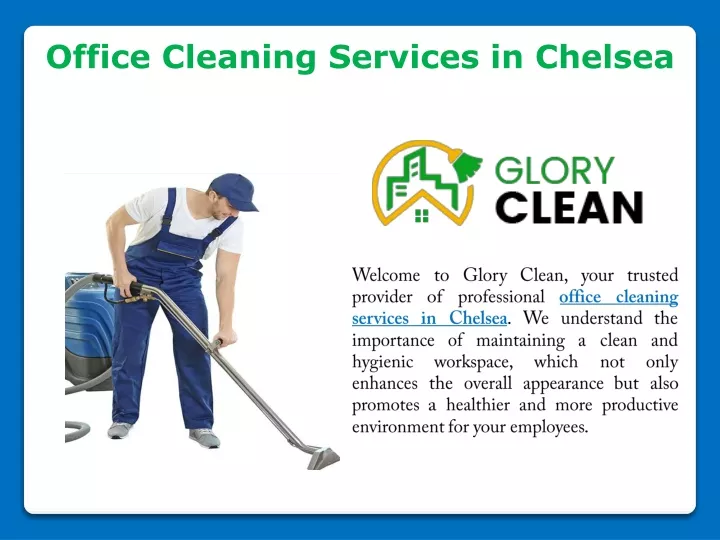 office cleaning services in chelsea