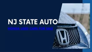 Find Quality and Reliability Honda Used Cars for Sale - NJ State Auto