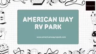 Jackson County WV RV Park - American Way RV Park