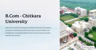 Bachelor of Commerce - Chitkara University