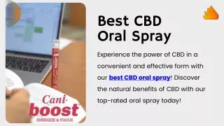 Best CBD Oral Spray