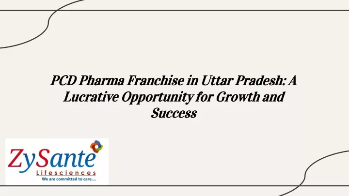 pcd pharma franchise in uttar pradesh a lucrative opportunity for growth and success