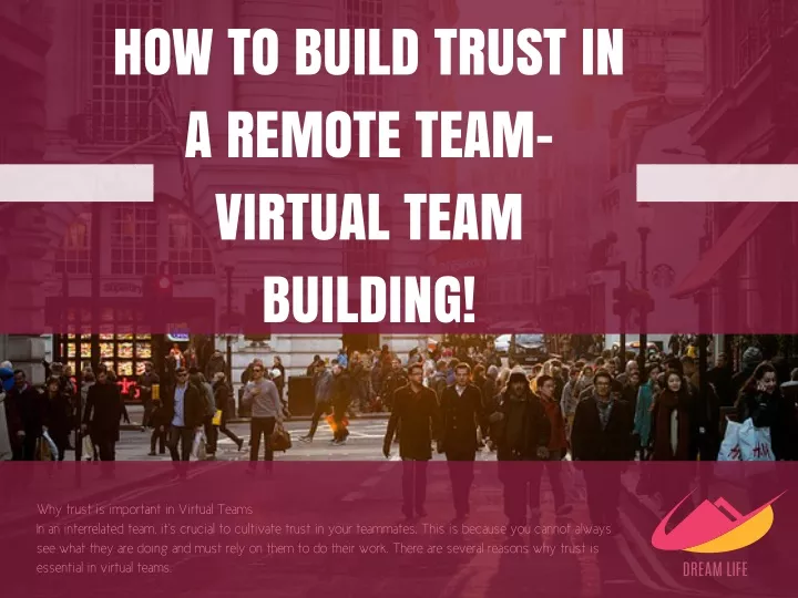 how to build trust in a remote team virtual team
