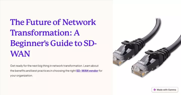 the future of network transformation a beginner