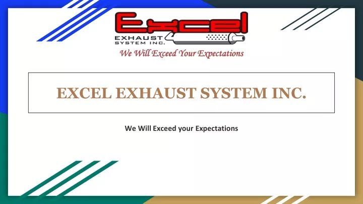 excel exhaust system inc