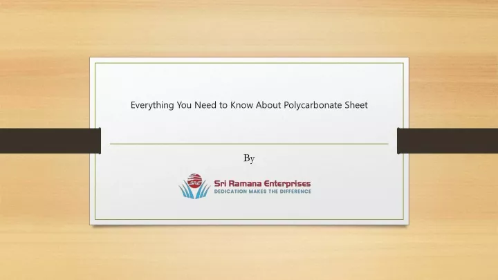 everything you need to know about polycarbonate