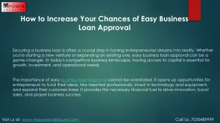 how to increase your chances of easy business