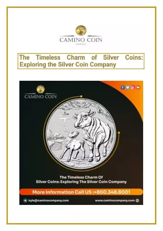 The Timeless Charm of Silver Coins Exploring the Silver Coin Company