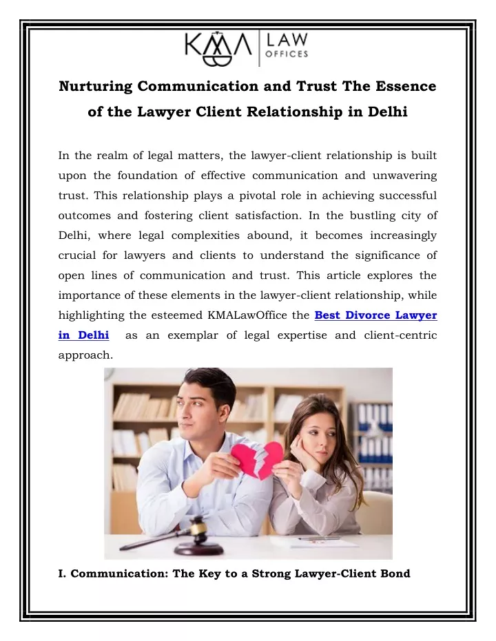 nurturing communication and trust the essence
