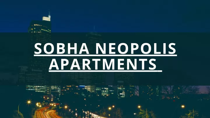 sobha neopolis apartments