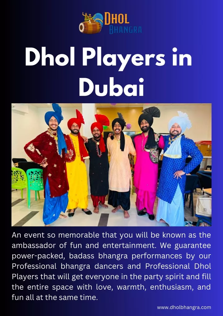 dhol players in dubai