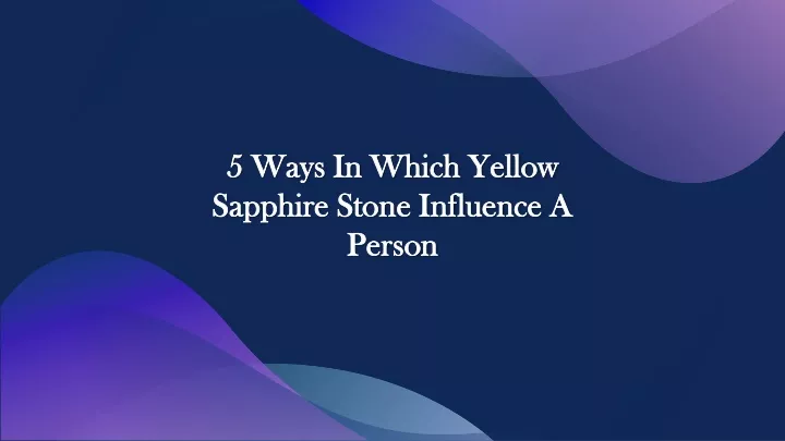 5 ways in which yellow 5 ways in which yellow