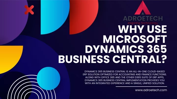 why use microsoft dynamics 365 business central