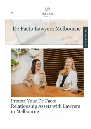 de facto lawyers melbourne