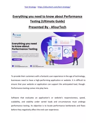 Everything you need to know about Performance Testing (Ultimate Guide)