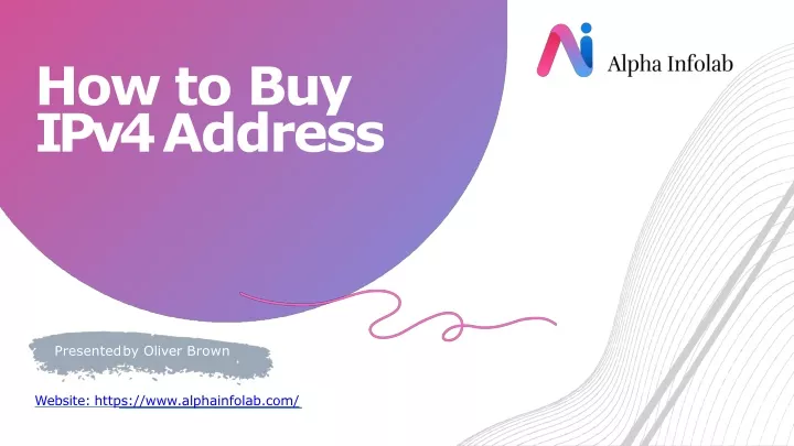 how to buy ipv4 address