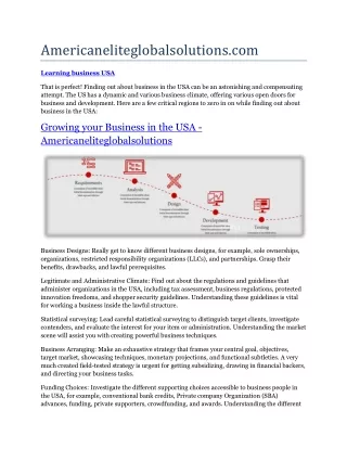 americaneliteglobalsolutions com