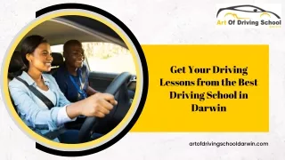 Get Your Driving Lessons from the Best Driving School in Darwin