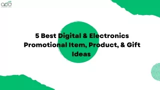 5 Best Digital & Electronics Promotional Item, Product, & Gift Ideas