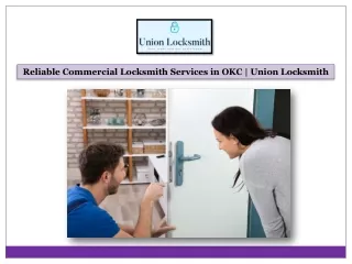 Reliable Commercial Locksmith Services in OKC  Union Locksmith